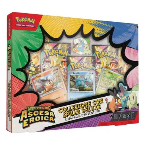 Pokémon – Collezione con Spilla Deluxe Compagni d’Avventura – Ascesa Eroica