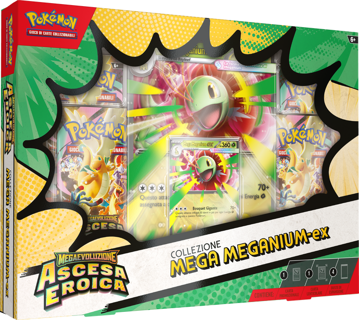 Pokémon – Collezione Mega Meganium-ex – Ascesa Eroica (ITA)