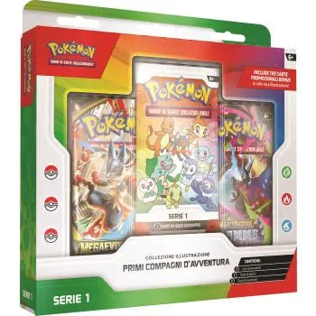 Pokémon – Collezione Illustrazione Primi Compagni d’Avventura – Serie 1