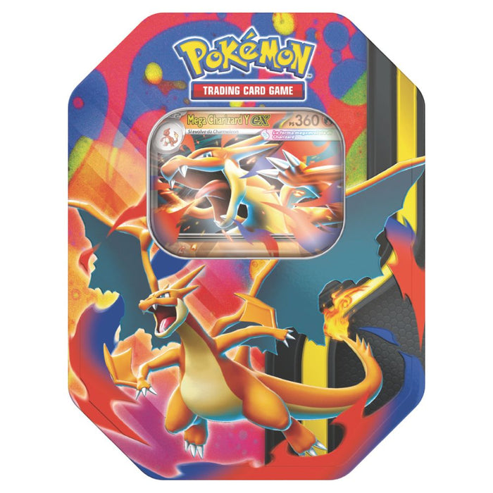 Pokémon – Tin da Collezione Mega Charizard Y-ex (ITA) – 4 Bustine + Tin