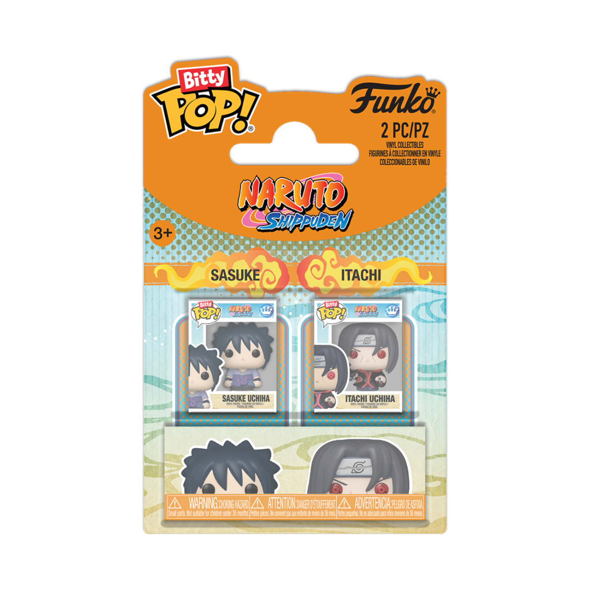 Funko Bitty Pop! 2-Pack – Sasuke & Itachi (2 cm)