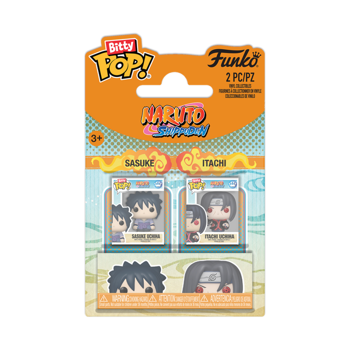 Funko Bitty Pop! 2-Pack – Sasuke & Itachi (2 cm)
