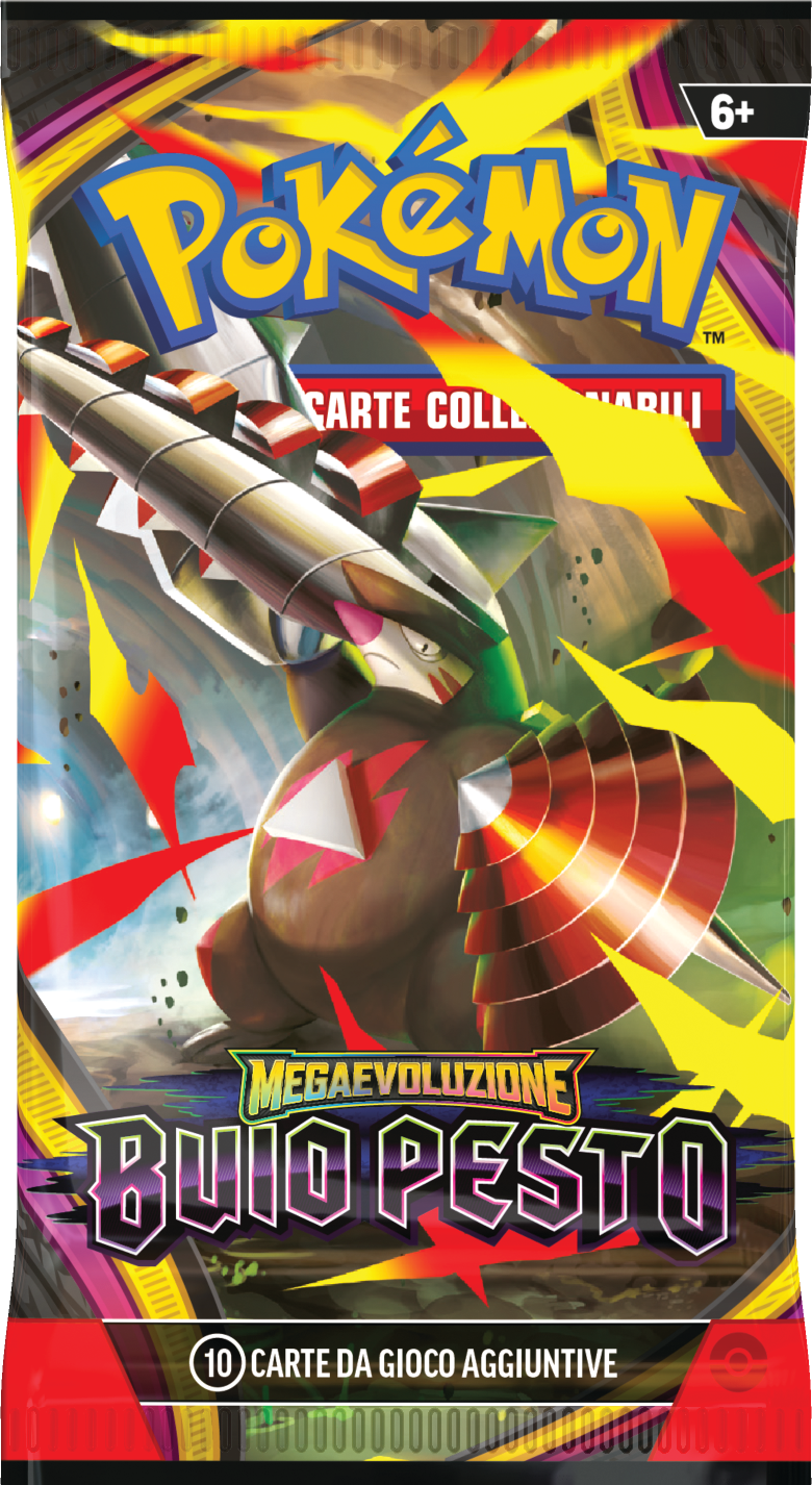 Pokémon – Bustina (Booster Pack) Buio Pesto (ITA) – 10 Carte