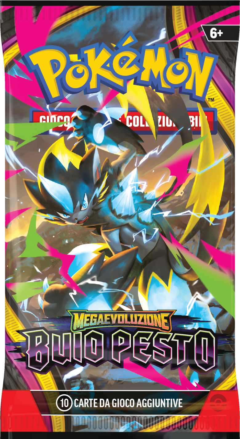 Pokémon – Bustina (Booster Pack) Buio Pesto (ITA) – 10 Carte