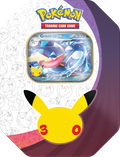 Tin Greninja-ex Pokémon GCC 30° Anniversario in italiano, con carta promozionale e quattro buste