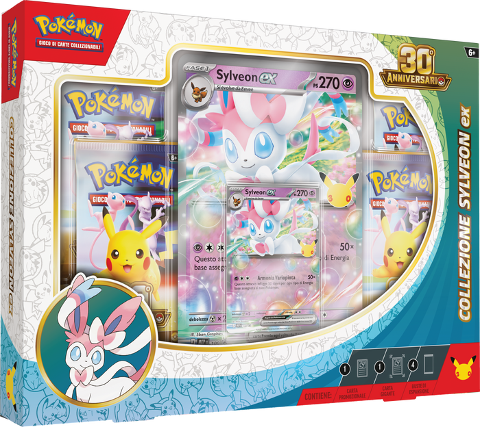 PREORDINE | Pokémon GCC 30° Anniversario – Collezione Sylveon-ex (ITA)