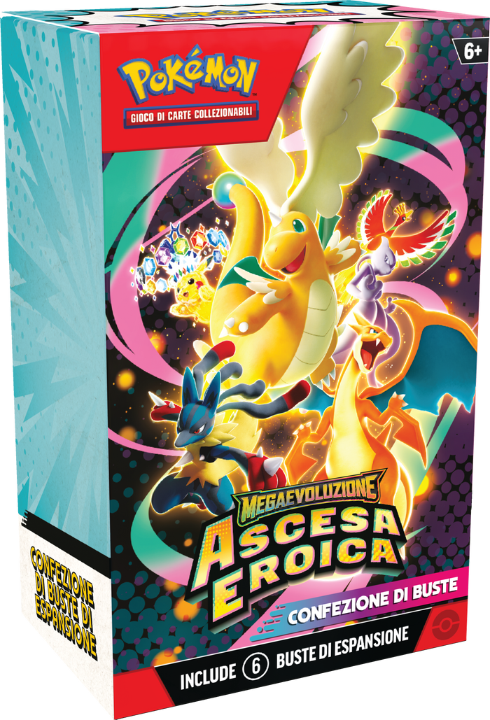 Pokémon – Confezione di Buste Ascesa Eroica (ITA) – 6 Buste