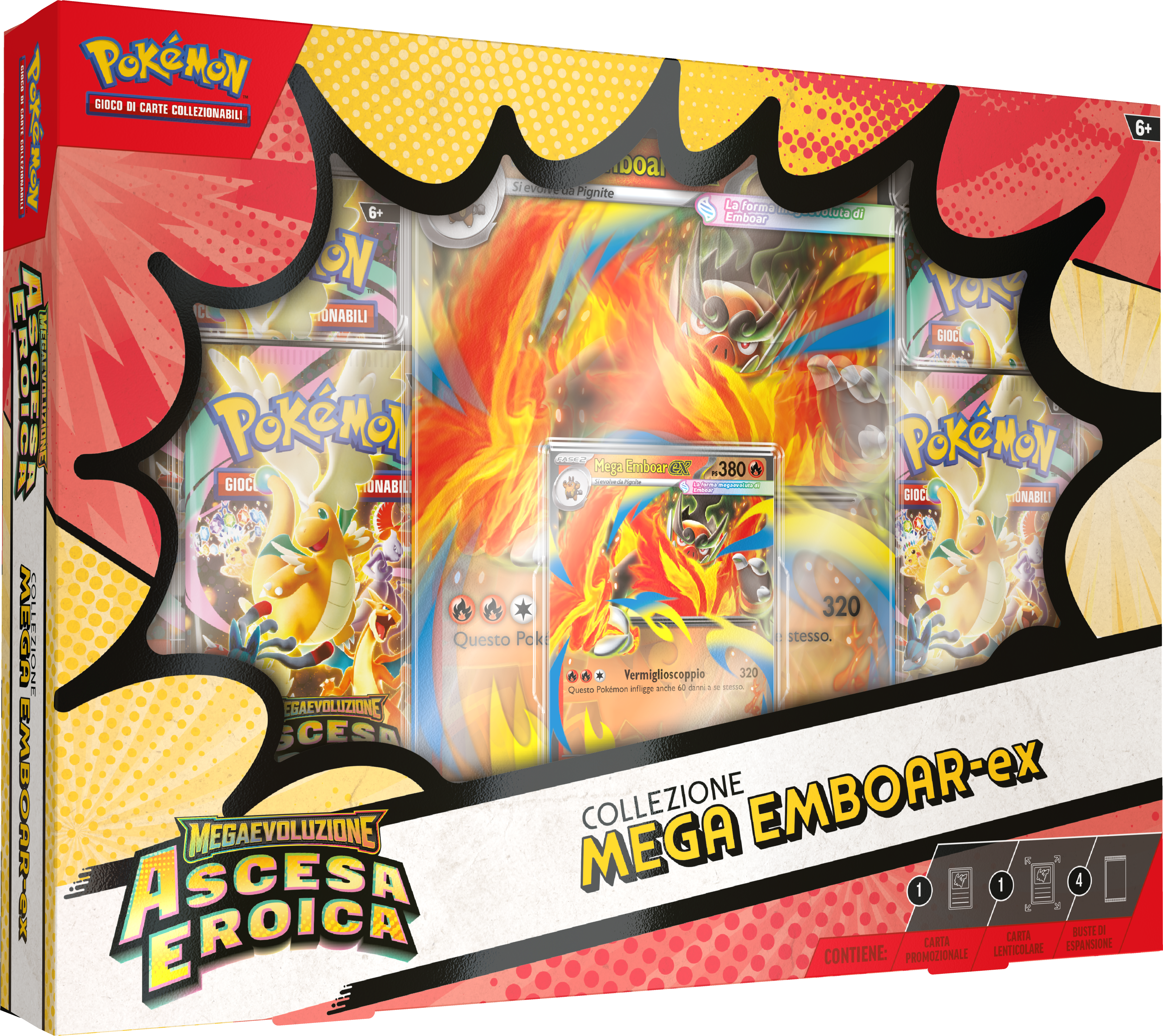 Pokémon – Collezione Mega Emboar-ex – Ascesa Eroica (ITA)