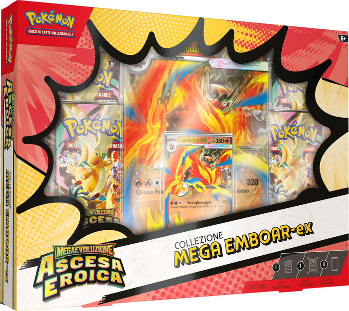 Pokémon – Collezione Mega Emboar-ex – Ascesa Eroica (ITA)