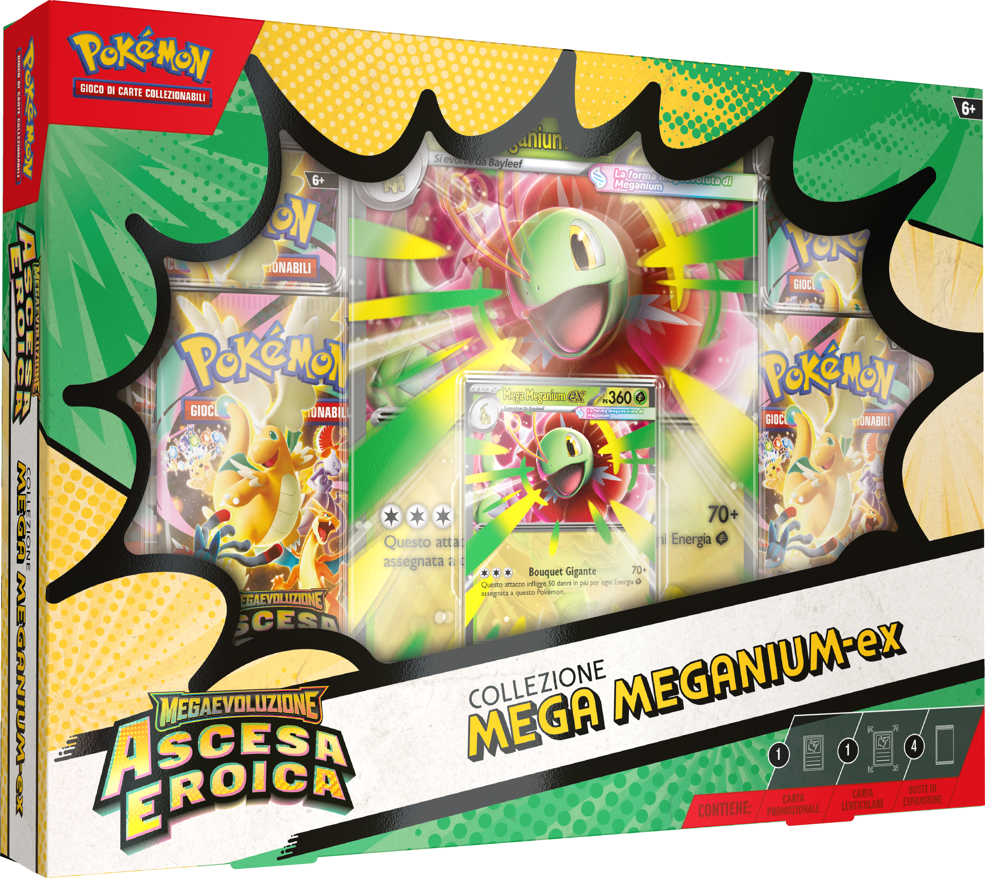 Pokémon – Collezione Mega Meganium-ex – Ascesa Eroica (ITA)