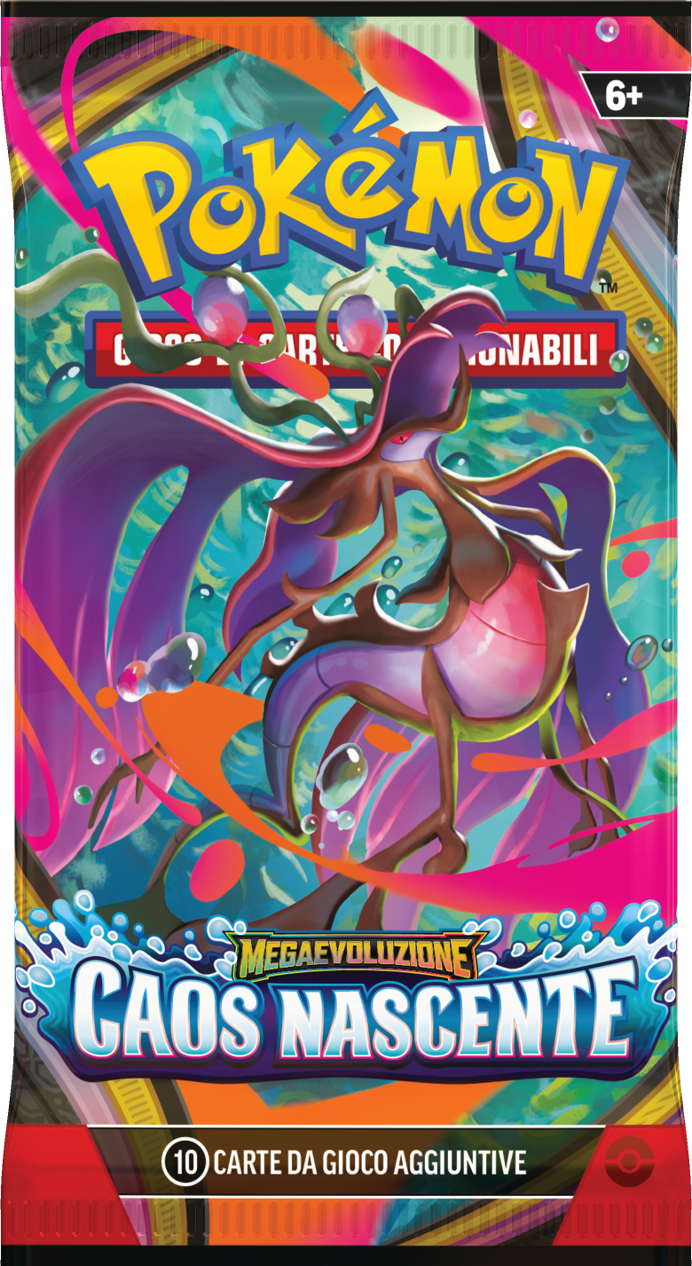 Pokémon – Bustina (Booster Pack) Caos Nascente (ITA) – 10 Carte