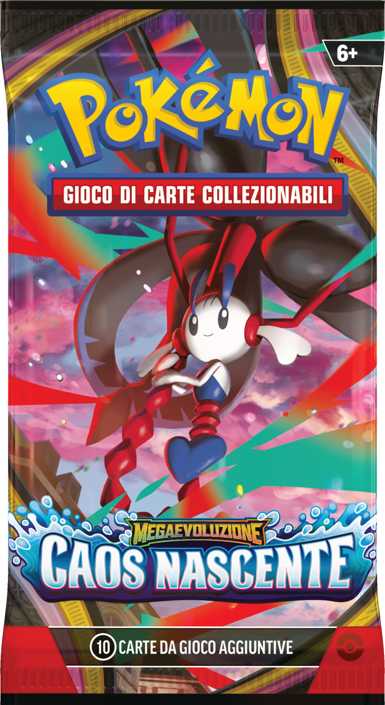 Pokémon – Bustina (Booster Pack) Caos Nascente (ITA) – 10 Carte