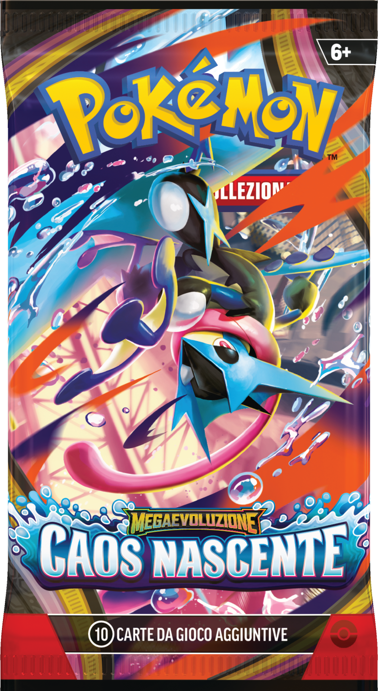 Pokémon – Bustina (Booster Pack) Caos Nascente (ITA) – 10 Carte