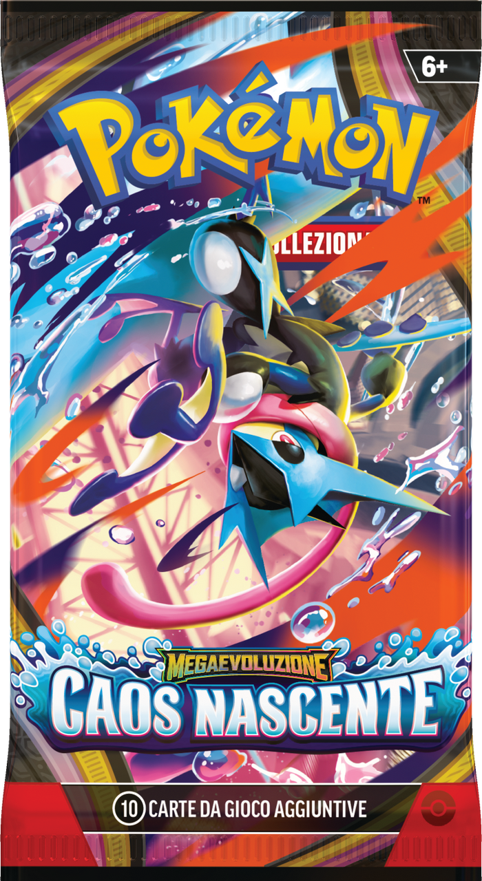 Pokémon – Bustina (Booster Pack) Caos Nascente (ITA) – 10 Carte