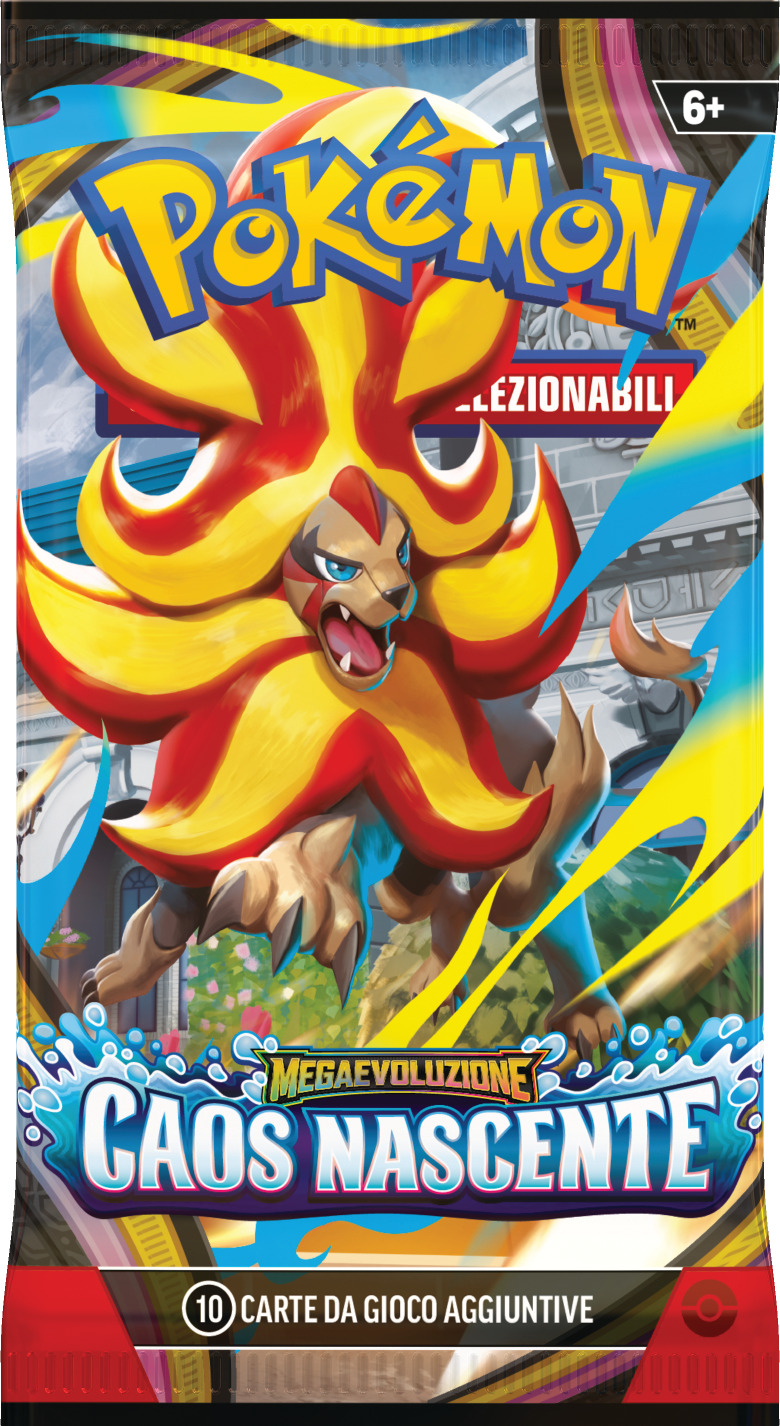 Pokémon – Bustina (Booster Pack) Caos Nascente (ITA) – 10 Carte