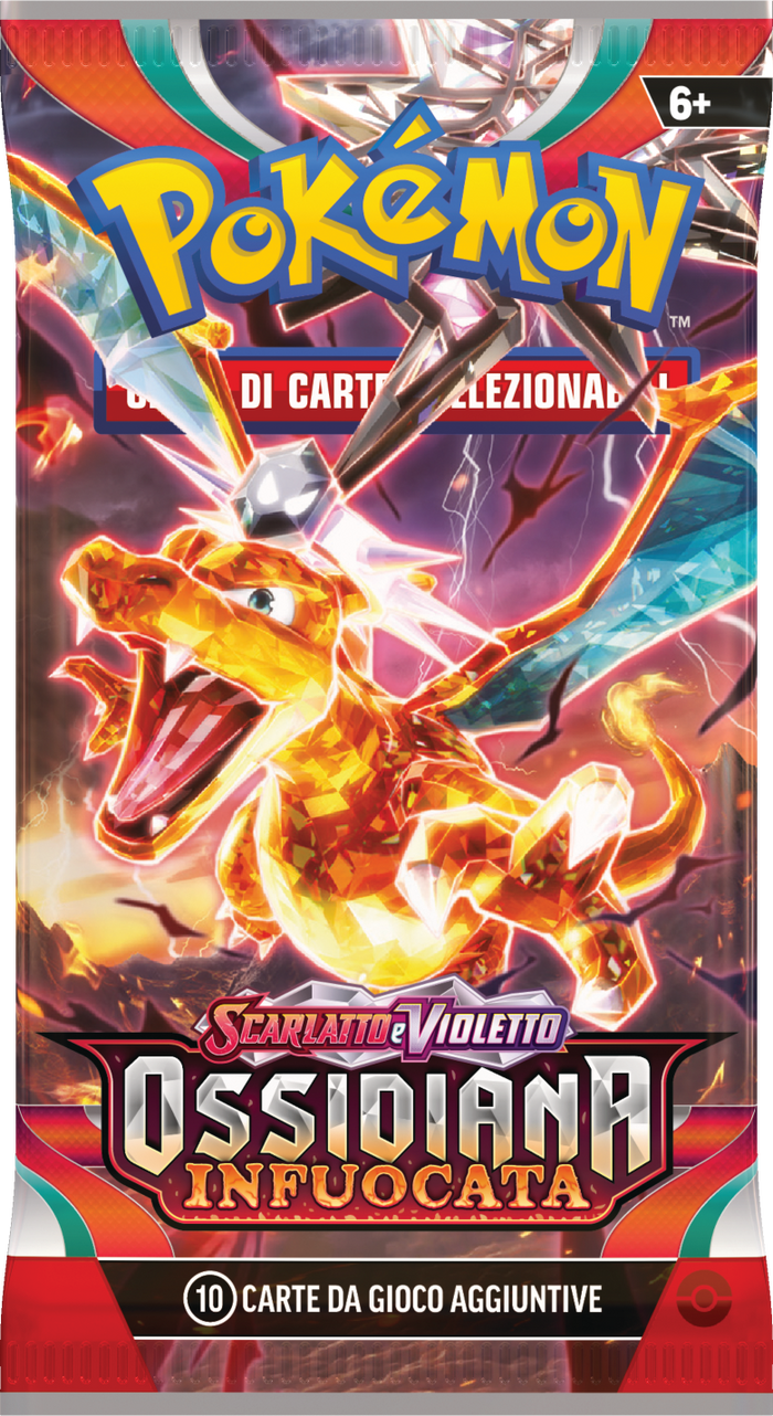 Pokémon – Bustina Scarlatto e Violetto: Ossidiana Infuocata