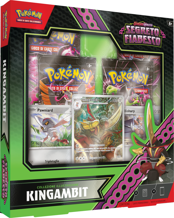 Pokémon Collezione Illustrazione Kingambit – Segreto Fiabesco – ITA