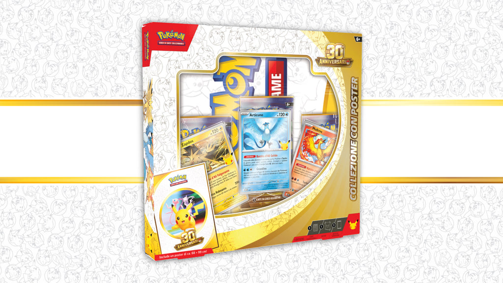 Pokémon GCC 30° Anniversario – Collezione con poster, edizione italiana