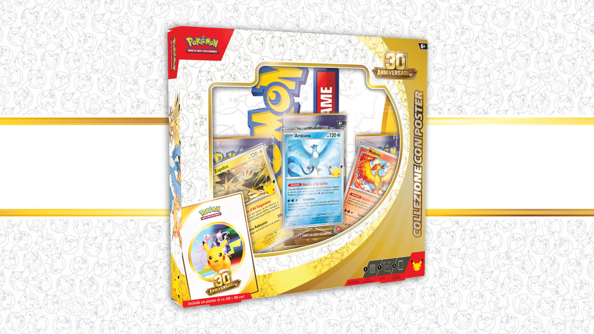 Pokémon GCC 30° Anniversario – Collezione con poster, edizione italiana